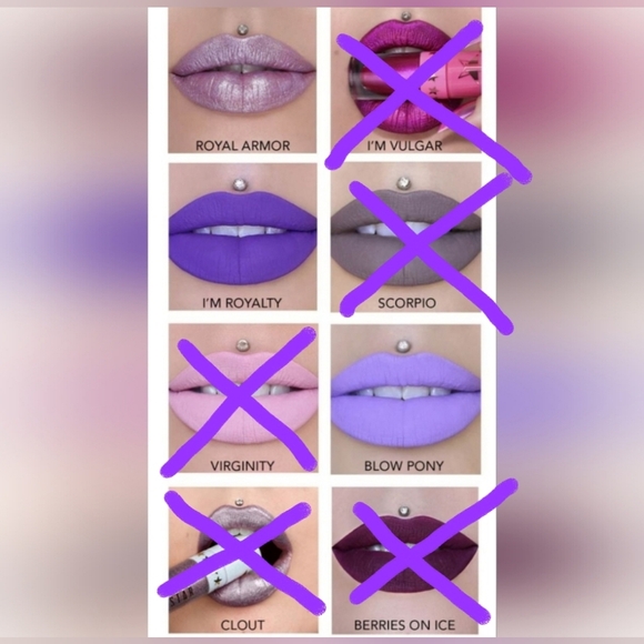 PICK A COLOR Jeffree Star Mini Velour Liquid Lipstick/Queen B**** Collection - Picture 2 of 5